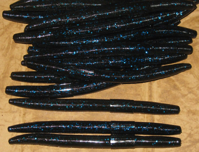 Esche Bulk Pesca Assortimento 5 Stick Senko - 50 Vermi Plastici Per Pesca Al Bass, Miscele Di Colori Esche Per Bass - Foto 13