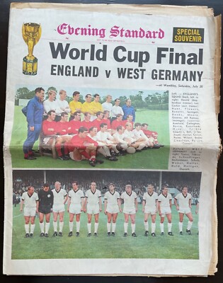 Evening Standard 30 July 1966 ENGLAND World Cup Special Full Vintage Newspaper