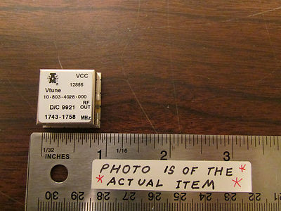Vtune VCO 10-803-4028-000 RF Microwave Oscillator 1743 - 1758 MHz New