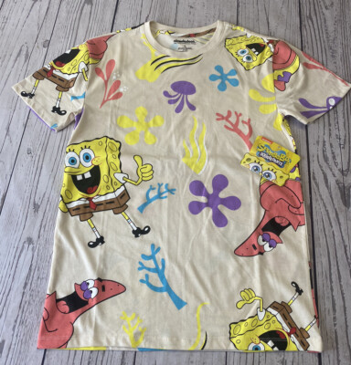 NICKELODEON Spongebob Men s T-Shirt  Tee  Size Smalll