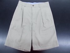 Boys Uniform/Casual Khaki Pleated Front Shorts Size 18
