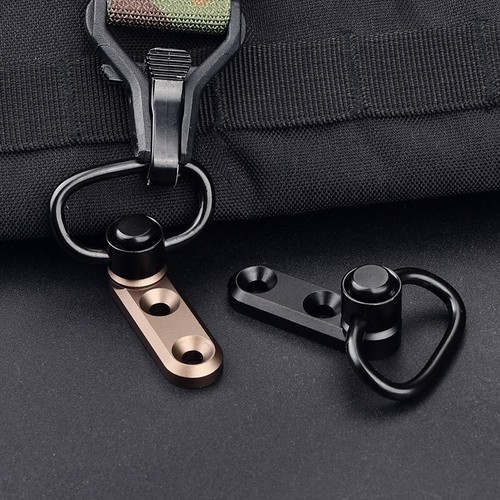 Fast Metal Sling Swivel Strap Buckle Vertical Sling Base Mount Mlok Keymod Rail - Picture 6 of 11
