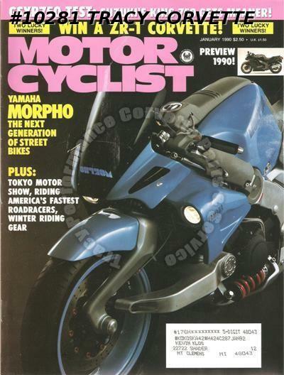 January 1990 Motorcyclist Yoshimura Suzuki GSXR750 Harley Davidson
