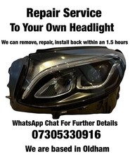 Mercedes GLC X253 C253 2015 2016 2017 2018 Left Right Headlight Repair Service