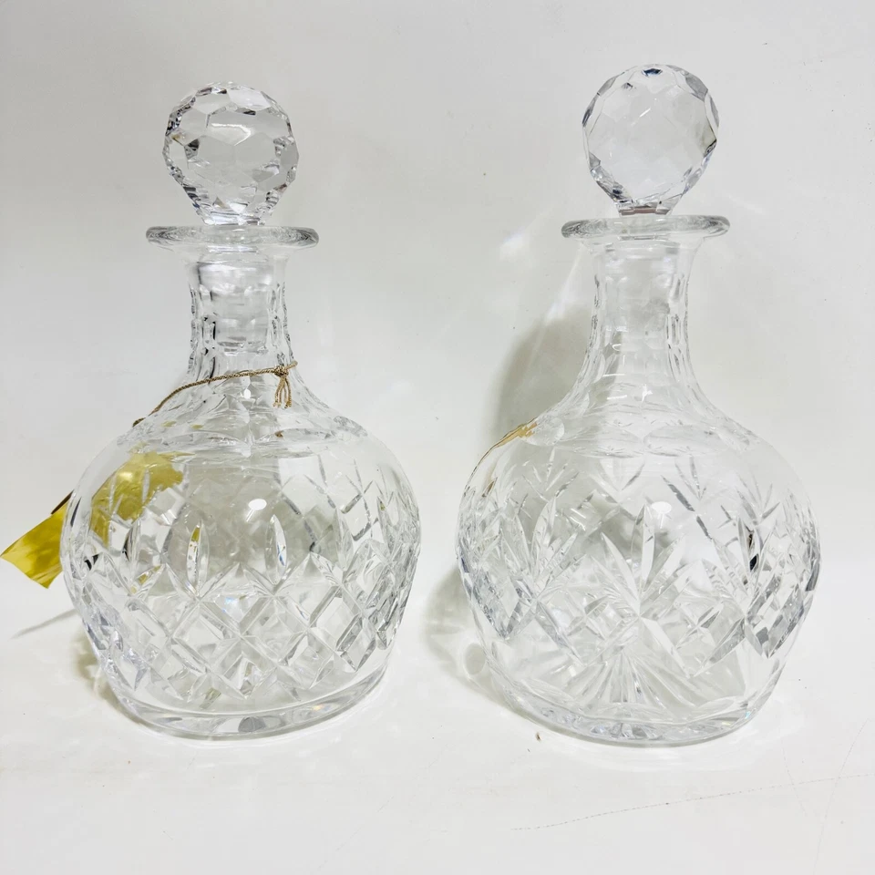 Vintage Webb Corbett Pair of Hand Cut Crystal Decanters - Image 2 of 4