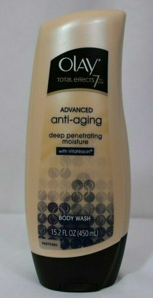 oil of olay total effects body wash