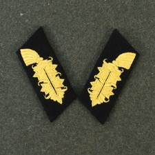 Replica German WW2 Generals Collar Tabs Engineers DL109