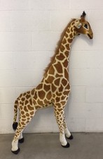 Melissa  Doug Plush Giraffe - Preowned 4 Feet 5"