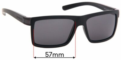 SFx Replacement Sunglass Lenses fits Serengeti Brera - 57mm Wide