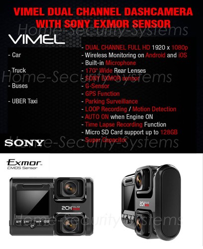 Dashcam 4K WIFI Front and Rear Cam Taxi 360 View Dash camera - Picture 2 of 6