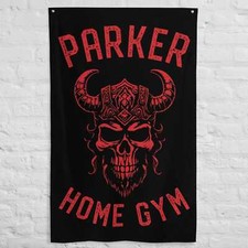 Custom Gym Flag Banner - Motivational Weightlifting Wall Art