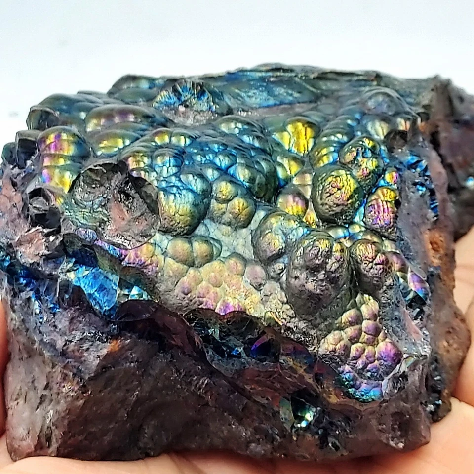 Большой первоклассный натуральный камень радуга Леклай 7 цветов 796 г тайский амулет мощная удача - Изображение 3 из 4