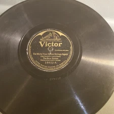 THE BROX SISTERS 78 rpm VICTOR 19921 Kentuckys Way of Saying Good Morning 1925 V