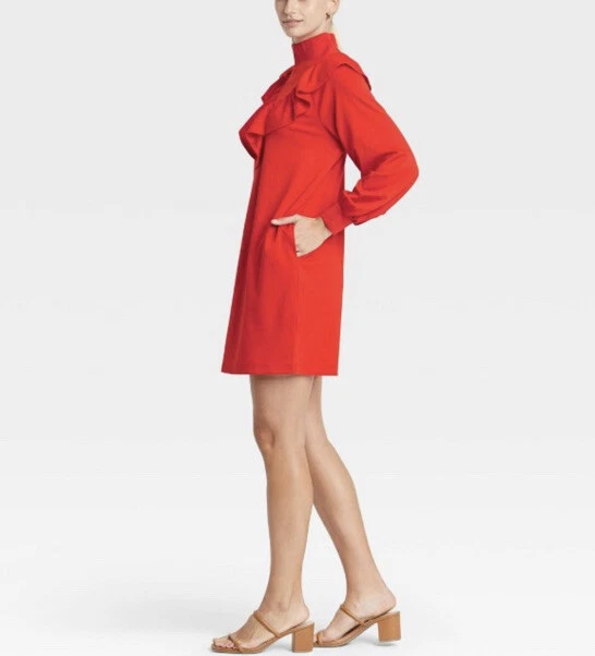VALENTINO ABITO ROSSO WHO WHAT WEAR nuovo con etichetta taglia Xs