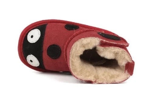 EMU Australia Pequeñas Criaturas Dama Bug Ladybug Bota Andador Bebé NUEVO en Caja 6-12 Foto 3 de 4