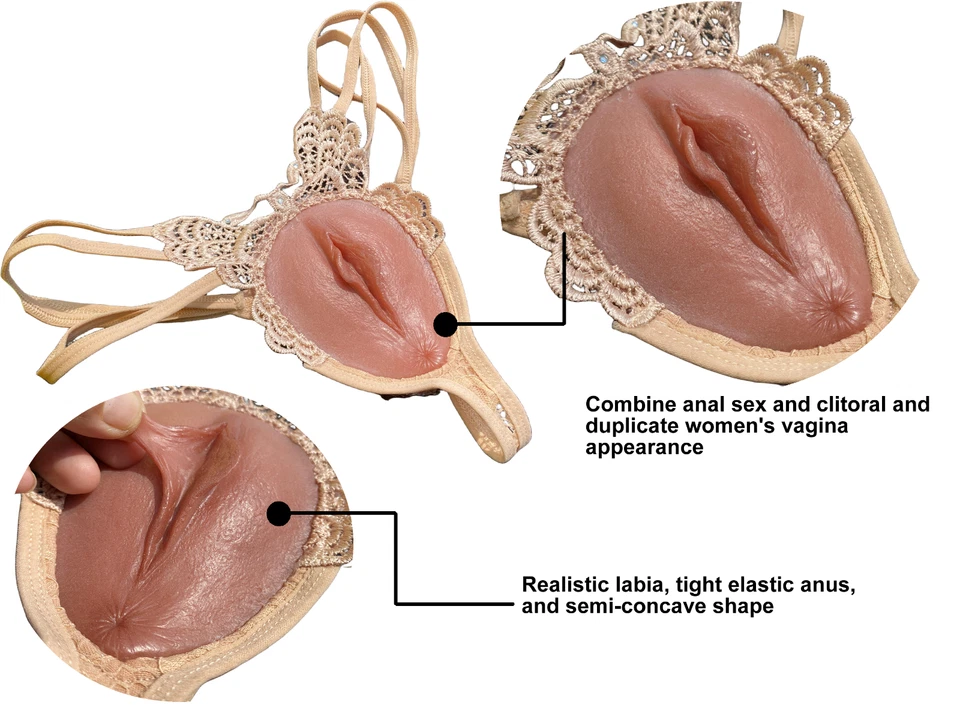 BIMEI Silicone Camel Toe Brief Hiding Gaff Panty for Transgender Drag Queens - Image 4 of 4