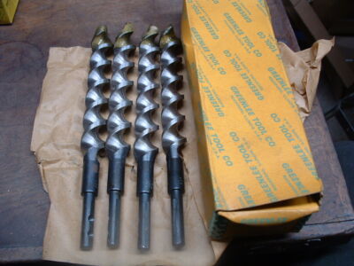 5 BRAND NEW 13/64'' GREENLEE ELETRICIAN'S UNISPUR POWER BIT DOUBLE TWIST 