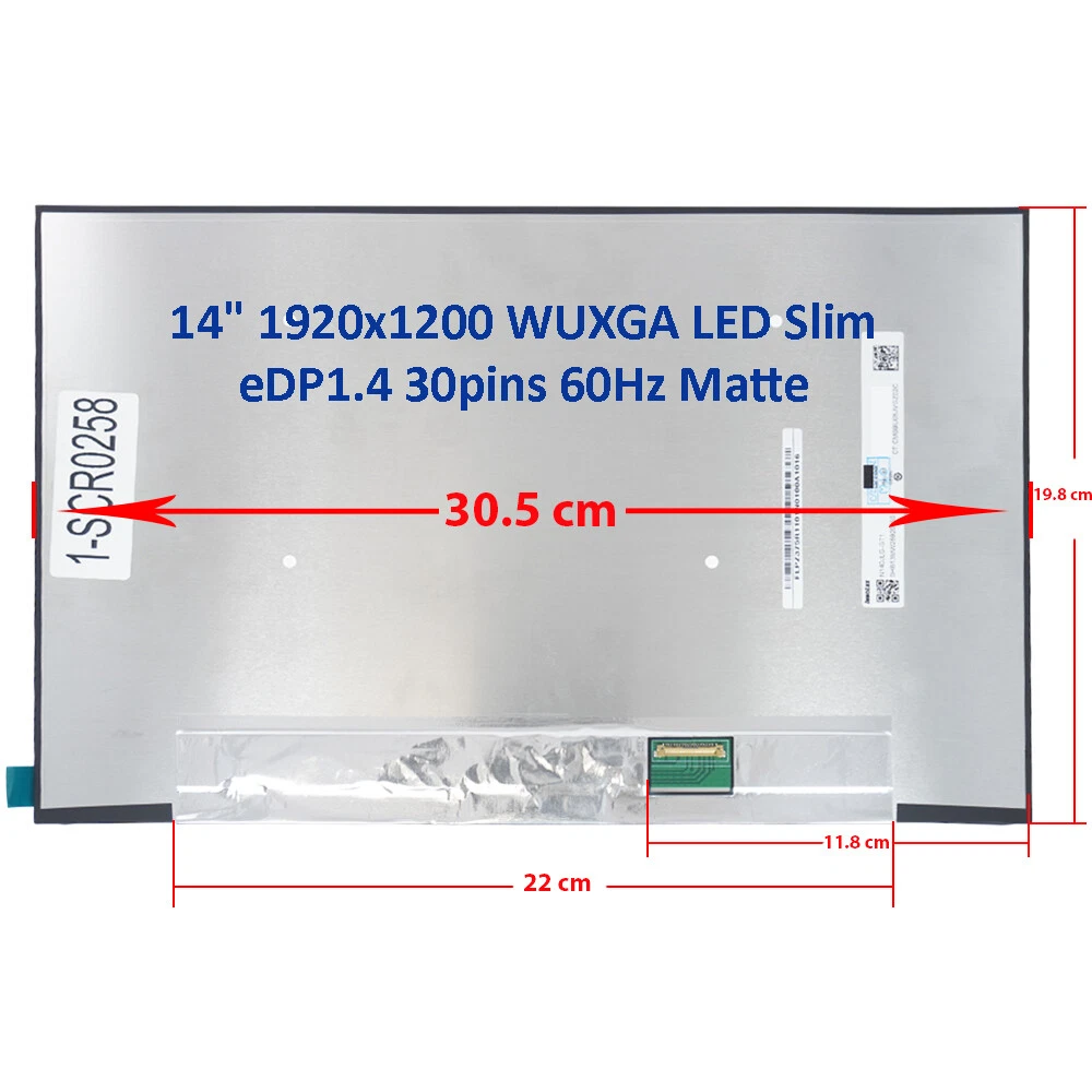 New Laptop Screen HP EB745G5 R3-2300U N140JLG-GT3 M62319-J91 