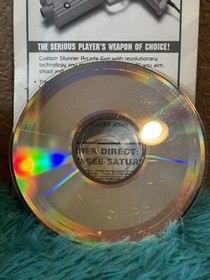 Virtua Cop Sega Saturn Manual and demo Cd Game