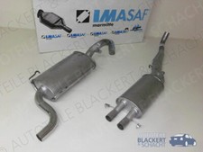 Imasaf Auspuff Set ab Kat für Alfa Romeo 75 2.5 V6 + 3.0 V6 (162B) 1986-1992