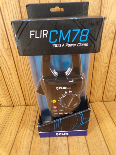 💤FLIR SYSTEMS CM78 1000A AC/DC CLAMP CURRENT AMMETER METER WITH IR THERMOMETER