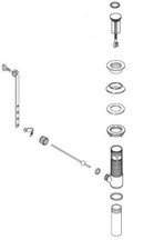 Kohler Standard Drain With Overflow Standard Drain With Overflow, K-1037023-CP