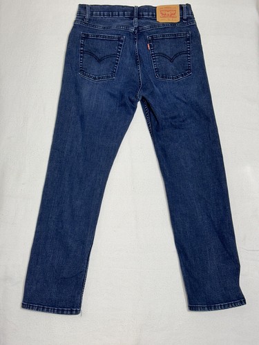 Levis 541 Boys Athletic Fit Blue Denim Jeans Stretch Size 18 Reg 29 x 29 EUC - Picture 2 of 4