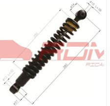 AMMORTIZZATORE POSTERIORE GAMMA AIXAM 721 741 City 2008