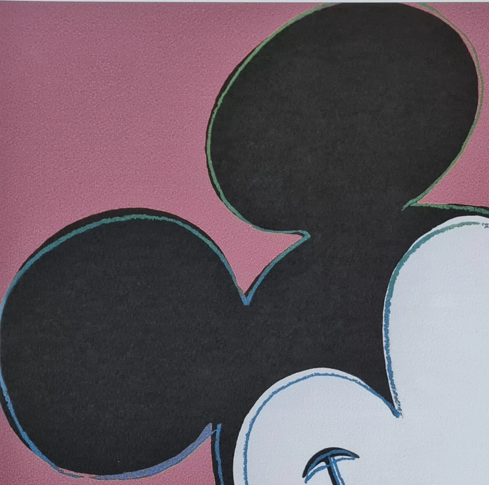 ANDY WARHOL * Mickey Mouse * lithograph * 50x50 cm*limited # xx/500 CMOA signed - Bild 4 von 4