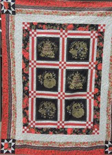 Christmas Roses Quilt 54x66