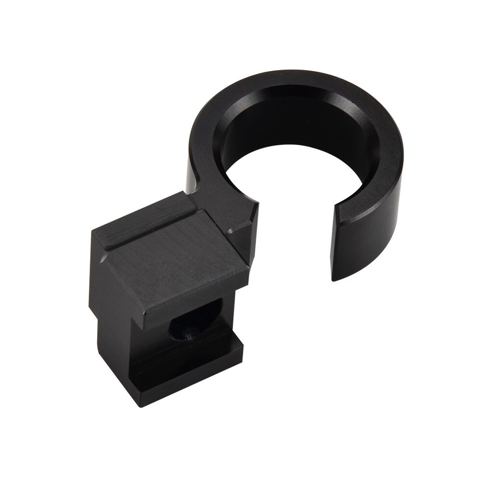 CNC Billet Front Brake Hose Clamp Guide – For Suzuki DRZ400SM (2005-2022), Black