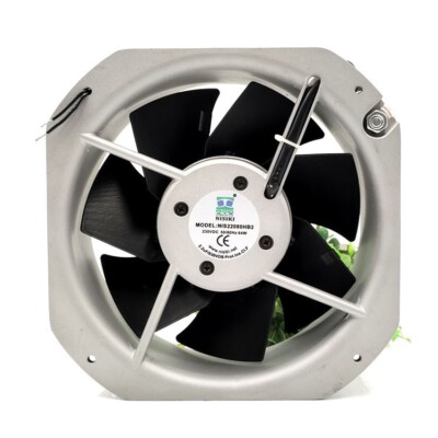 1 PCS  NISIKI Fan NIS22080HB2 AC 220V 22580  22.5CM metal axial flow cooling fan