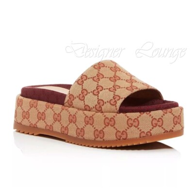 Womens GUCCI GUCCI Original GG Slide Sandals Sandals 37 CML 573018