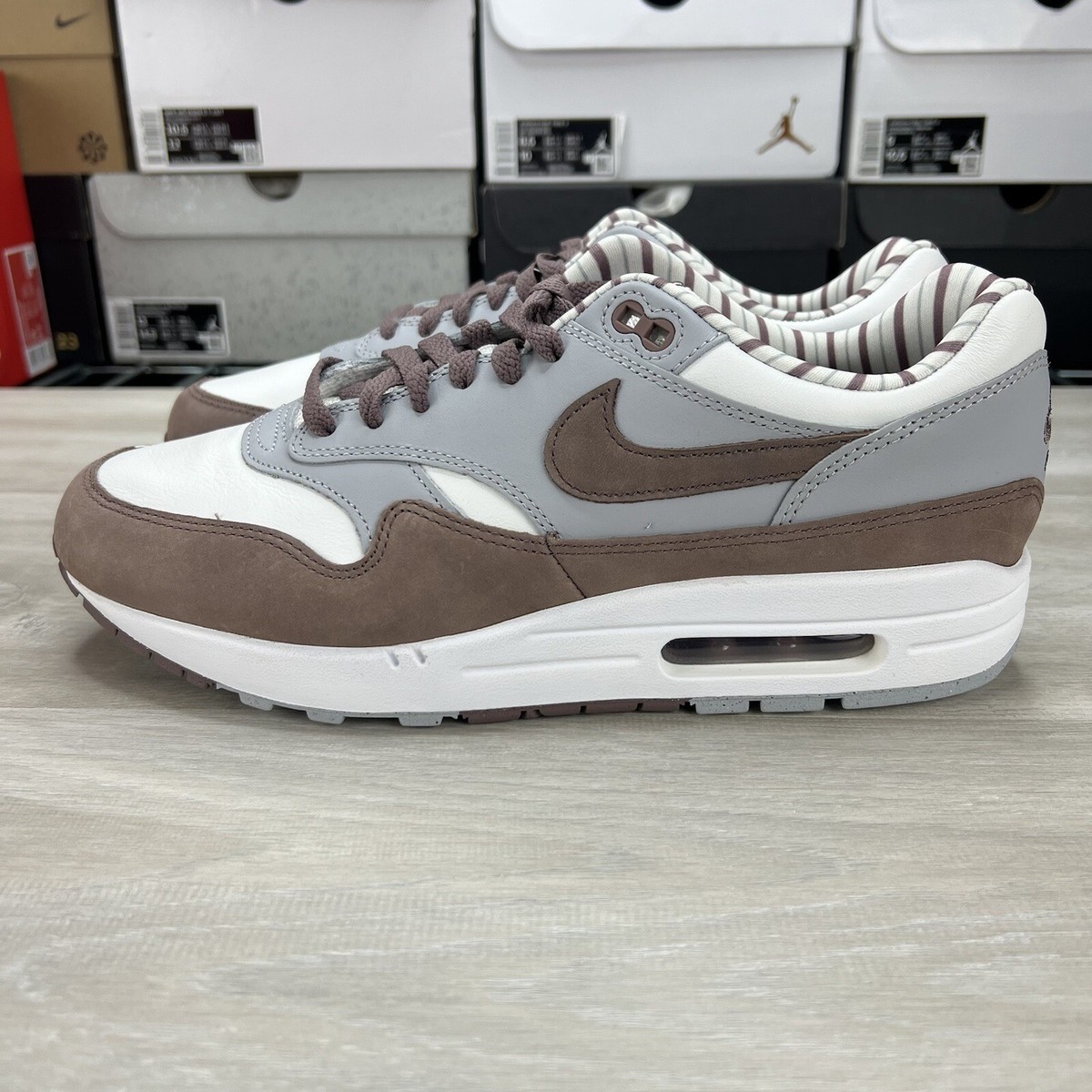 nike air max 1 vast grey particle rose