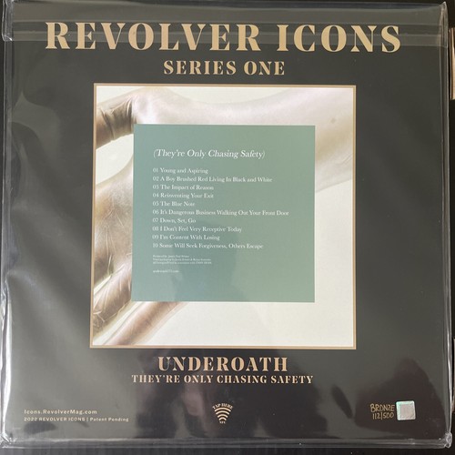 Underoath They’re Only Chasing Safety Bronze Vinyl /500 Saosin Revolver Icons LP - Picture 6 of 7