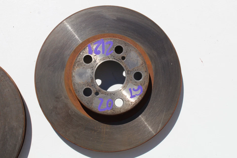 2001-2005 TOYOTA CELICA GT GT-S FRONT BRAKE ROTORS PAIR LEFT & RIGHT GTS 2121 - Image 3 of 4