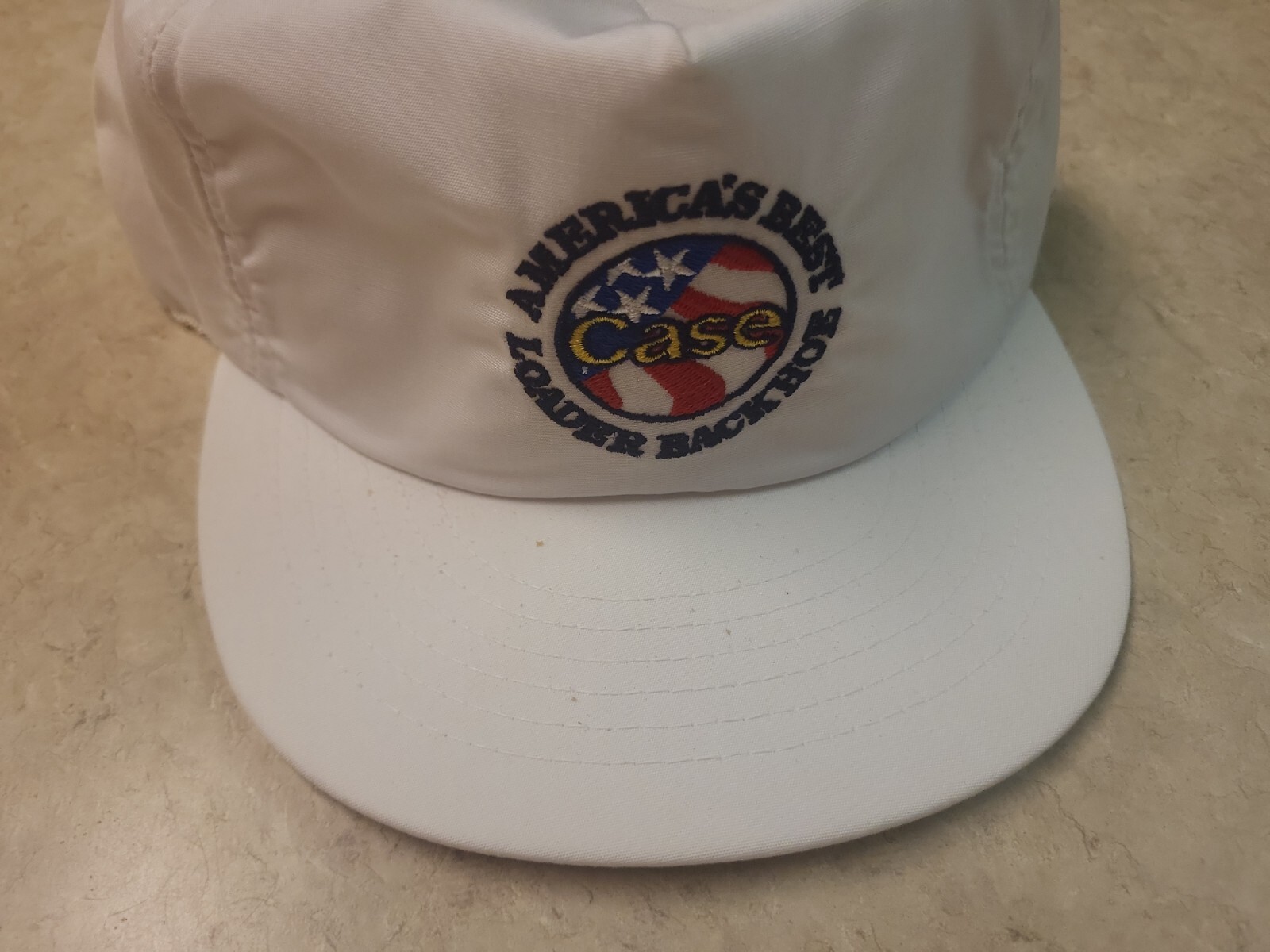 Vintage Case Loader Backhoe Snapback Trucker Farm… - image 3