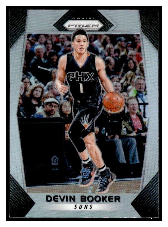 2017-18 Prizm Silver 63 Devin Booker Phoenix Suns basketball card
