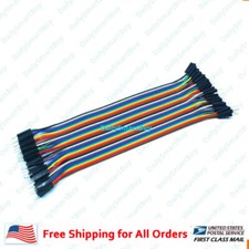 40pcs 10cm 20cm 30cm 50cm 2.54MM Male to Male Wire Jumper Cables For Arduino