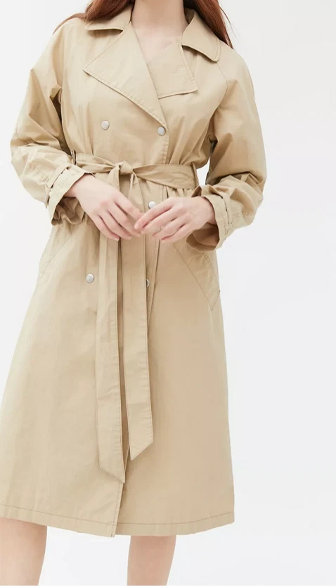 Urban Outfitters UO Margot Belted Trench Coat size M NWT