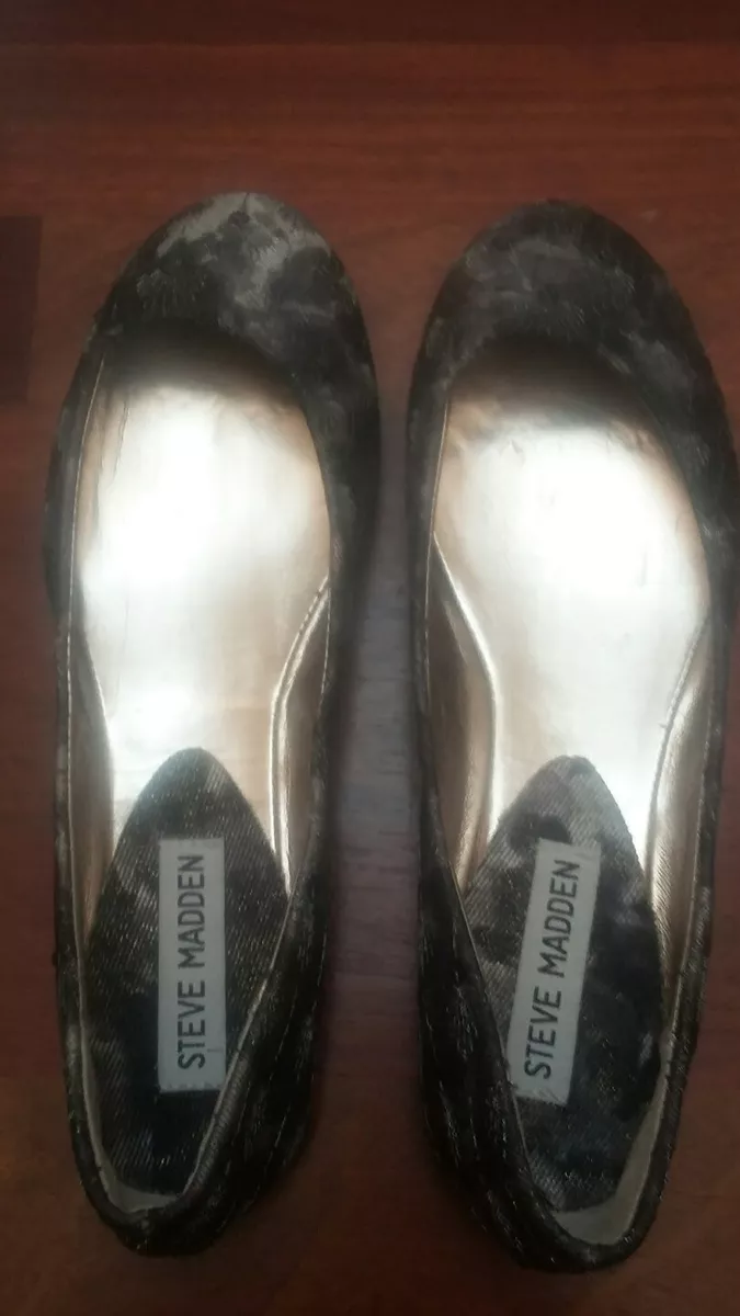 Steve madden gray best sale flats