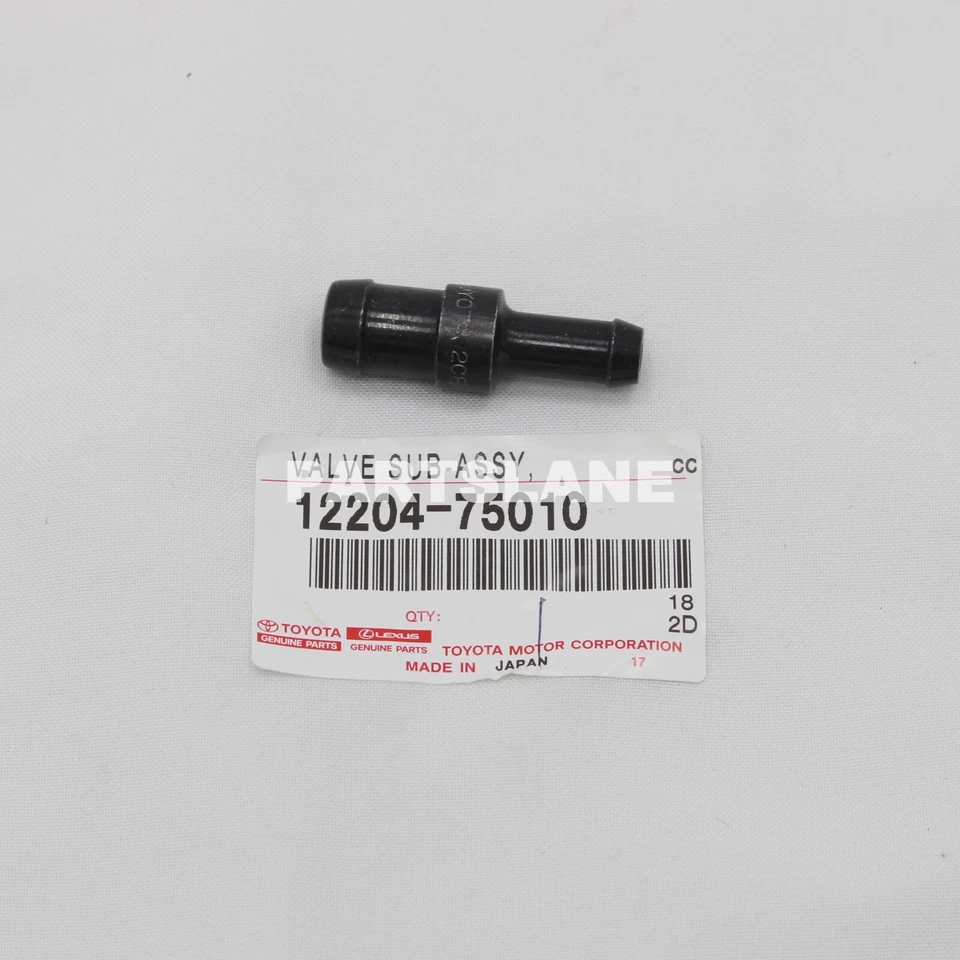 Válvula de ventilação original do fabricante Toyota 4Runner Previa T100 Tacoma 12204-75010 - Imagem 2 de 2
