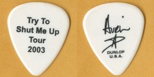 Avril Lavigne 2003 Try and Shut Me Up concert tour signature band Guitar Pick