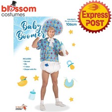 CA1771 Baby Boomer Romper Bucks Hens Funny Adult Outfit Fancy