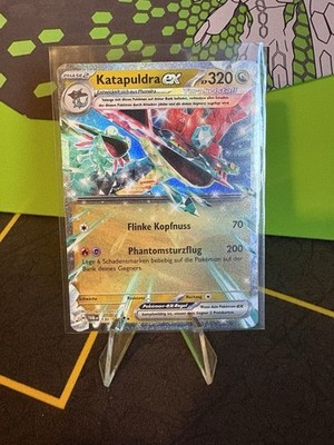 Katapuldra EX 130/167 TWM Maskerade im Zwielicht Deutsch Meta Set NM Pokemon