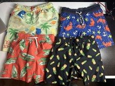 4 Boys Swim Trunks 3 Size 4t 1 Size 5t