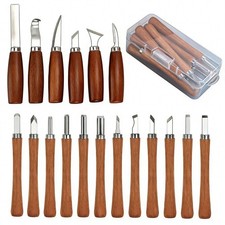 18 PCS Wood Carving Kit Whittling Tools Knives Beginners Enthusiasts DIY