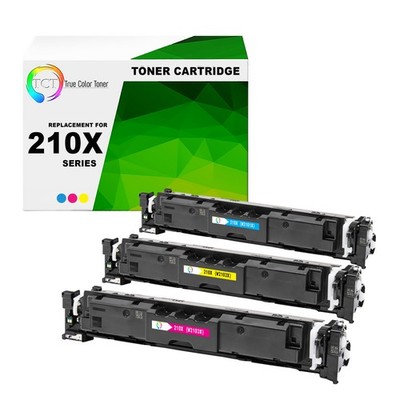 3Pk TCT Premium 210X CYM HY for Compatible HP LaserJet Pro 4201 Toner Cartridge