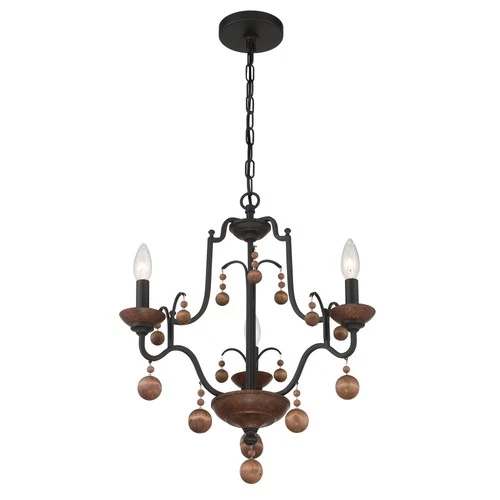 Minka Lavery 2663 Colonial Charm 3 Light 19"W Taper Candle Style - Old World - Picture 4 of 4