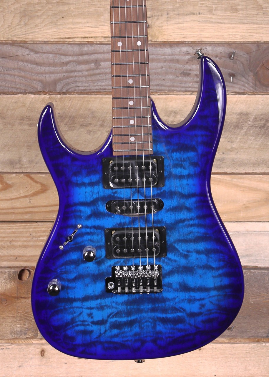 Ibanez GRX70QAL Transparent Blue Burst 48590₽